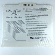 File Mate Folders Creative Memories Collection Package of 13 Sealed 2000 HG53