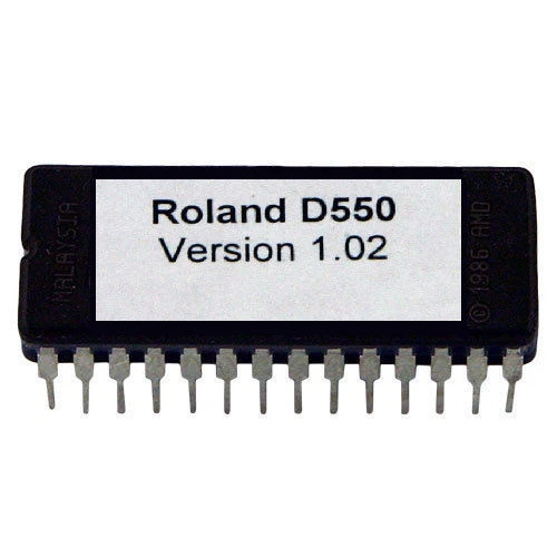 Roland D550 Version 1.02 firmware OS update EPROM Vintage Synth D-550 Chip Rom