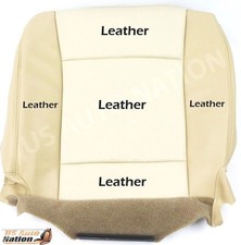 2002-2008 Ford Explorer Limited Genuine Leather Driver Bottom Seat Cover Tan 2002-2008 Ford Explorer Limited Genuine Leather Driver Bottom Seat Cover Tan