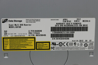 LENOVO 71Y5545 0A68698 SATA SUPER MULTI DVD REWRITER HL DATA