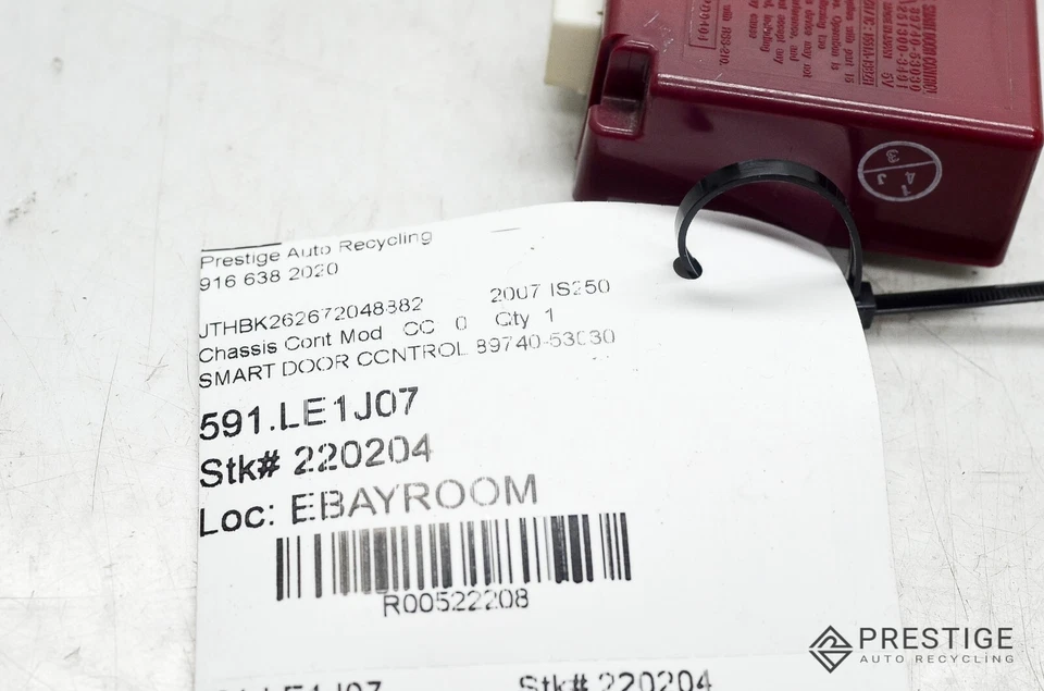 Módulo de control de puerta Lexus IS350 IS250 2006-2013 89740-53030 OEM Foto 3 de 3