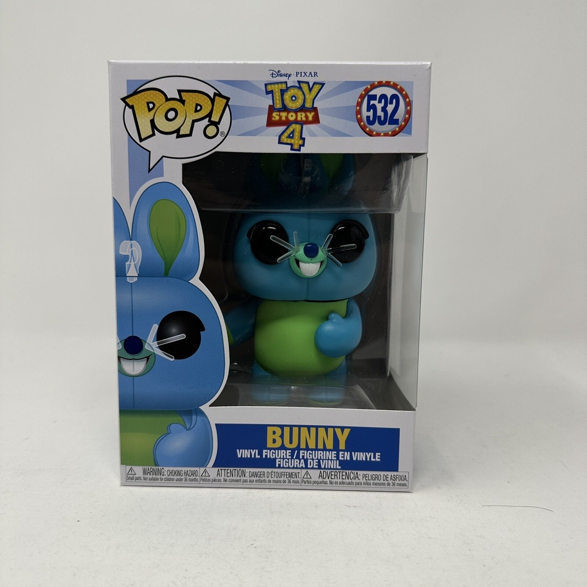 Funko Pop! - DISNEY PIXAR TOY STORY 4 - BUNNY #532 + Protector | eBay