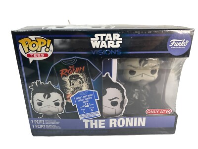 Funko POP! Tees #505 Star Wars Visions - The Ronin  & T-Shirt Set - Size: M Or L