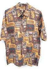 Tori Richard Men's Large 100% Cotton Tropical Hawaiian Shirt Made in USA Vintage