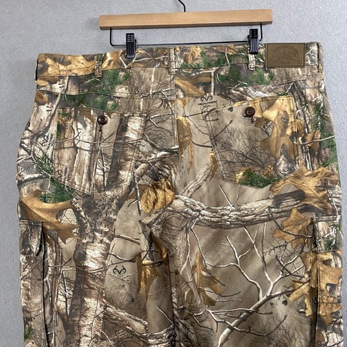 Cabelas Realtree Timber Camo Cargo Hunting Pants Mens 44X30 - Picture 5 of 11