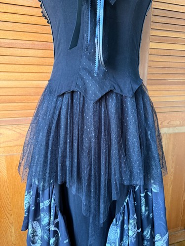 Vestido Vintage Lip Service Gótico Victoriano Oscuro Fairycore Woodland XS - Imagen 5 de 17