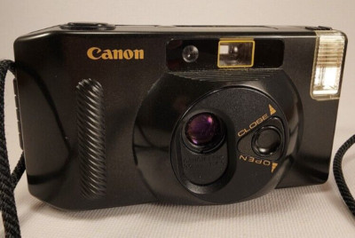 Canon Snappy S Fully Automatic 35mm Film Camera Built in Flash Working