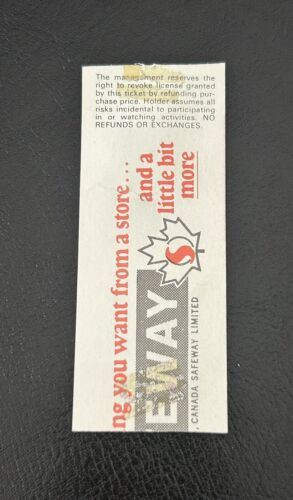 2/12/82 DENNIS MARUK Records 50th GOAL of SEASON Signed TICKET STUB Capitals - Picture 2 of 2