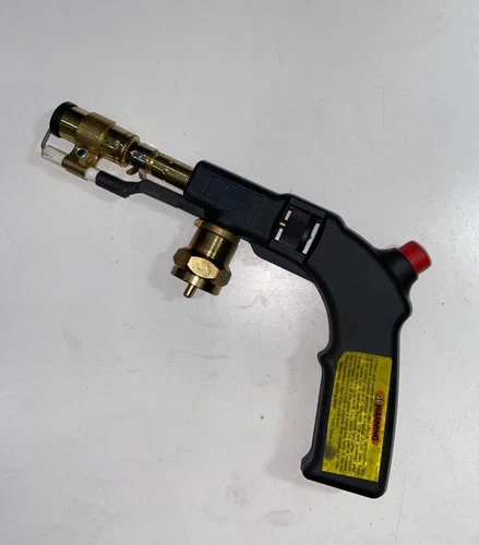 Electric Start Handheld Propane Blow Torch Head Push Button Self Igniting
