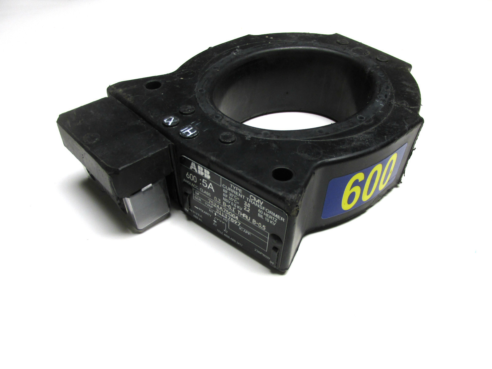 * ABB Current Transformer Type CMV 6005A Ratio .. UJ53 eBay