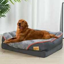 Waterproof Durable Dog Bed Sleeping Bed Ultra Soft Anti-Slip Machine Washable