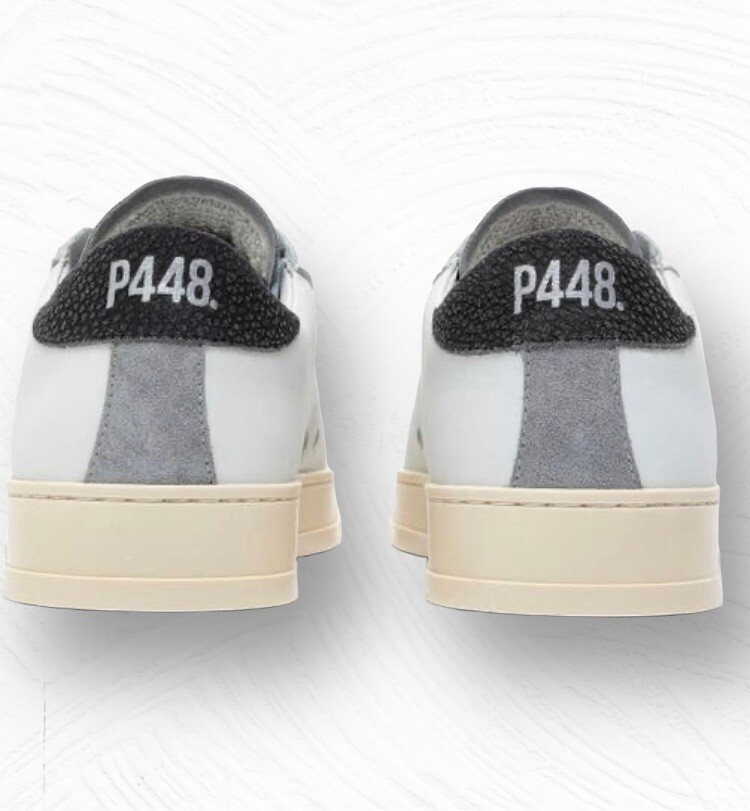 Sneakers P448 Designer Mens 44EU 11US Low Top White Grey  display picture 1