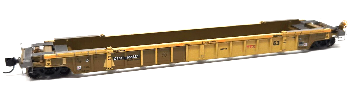 Jacksonville Terminal JTC ~ N Scale ~ DTTX NSC 53' Well Car