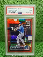 2022 Panini Donruss Optic #98 Bobby Witt Jr. Red Pandora PSA 9 70/99