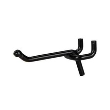 Heavy Duty Black Steel Peg Board Shelving Hooks 2-Inch 50-Pack
