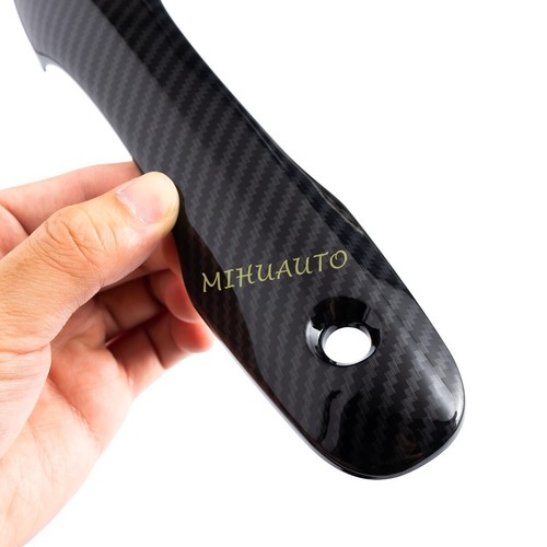 Carbon Fiber Car Front Door Handle Strip Cover Trim For 2023-2024 Toyota Prius - Picture 4 of 7