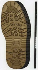 VIBRAM 1276 Sierra Rubber Full Sole Repair 1 Pair Black/Sand Pick Your Size 8-14