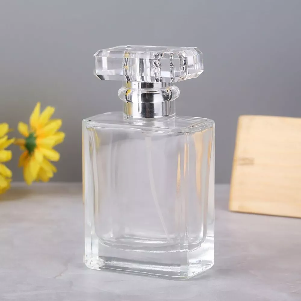 50ml Empty Glass Perfume Spray Bottle Atomiser Refillable