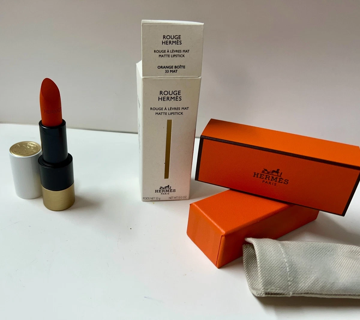 hermes rouge orange