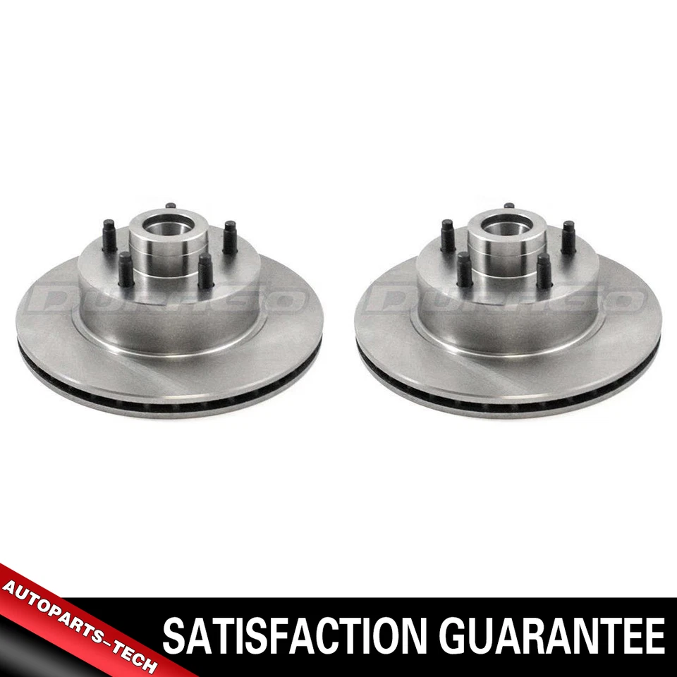 Front Disc Brake Rotors And Hub Assembly 2PCS For Ford Maverick 1975 - Image 4 of 4