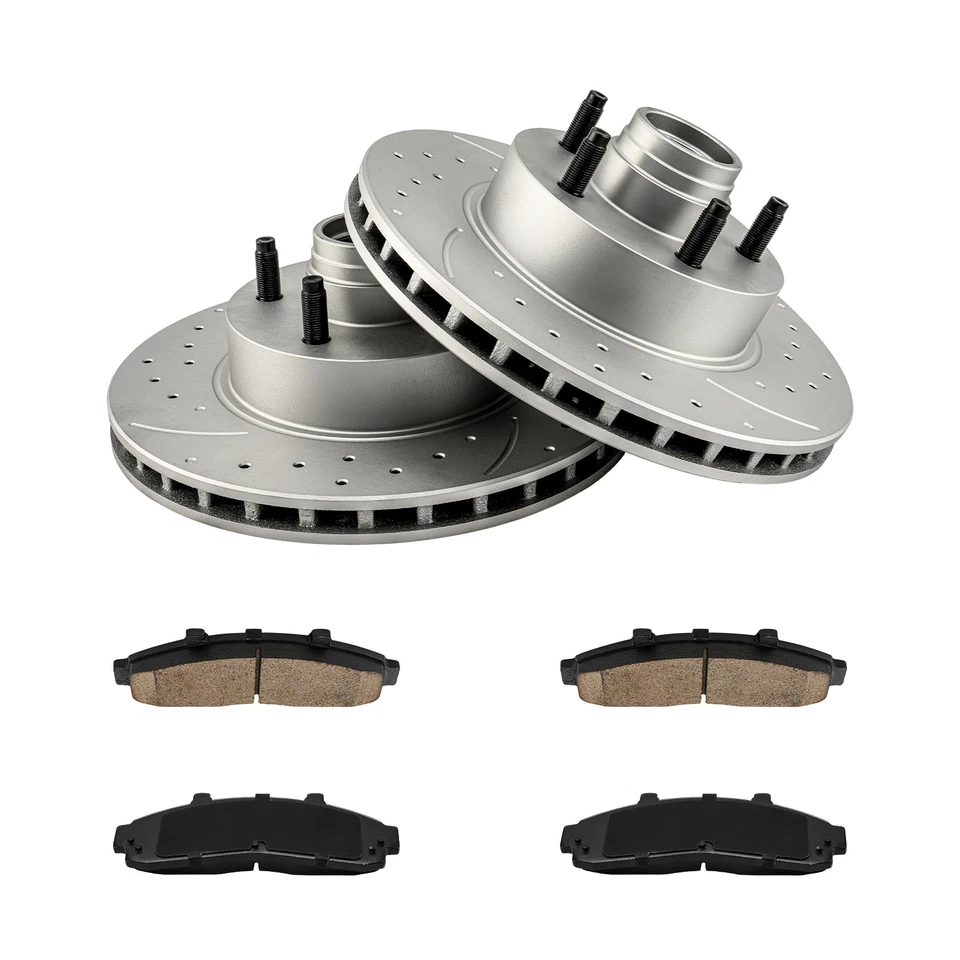 Pastilla de freno de rotor de disco delantero 286,5 mm para Ford Ranger 1998-02 Explorer tracción trasera 95-01 Foto 4 de 4