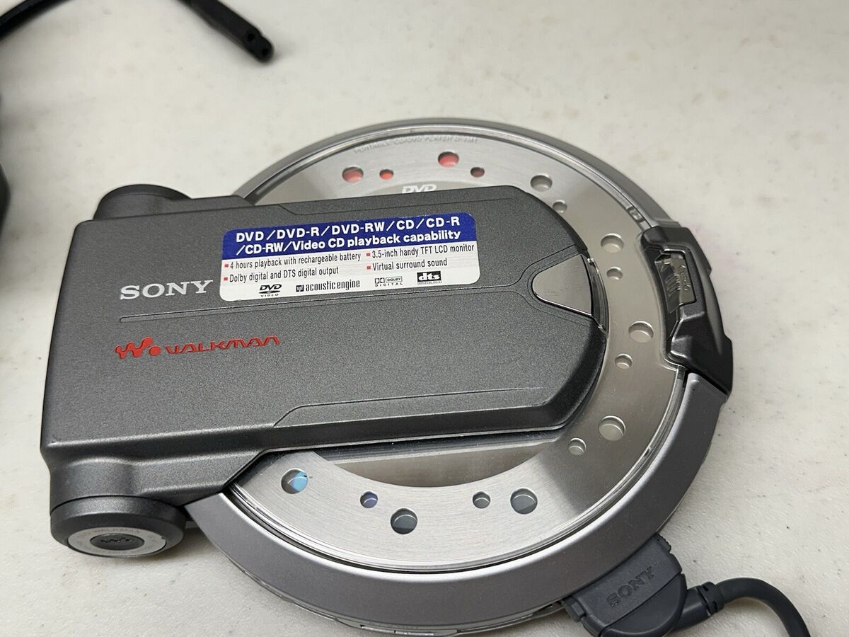 SONY Walkman D-VM1 Portable CD/DVD Player with Monitor -READ SONY Walkman D-VM1 Portable CD/DVD Player with Monitor -READ