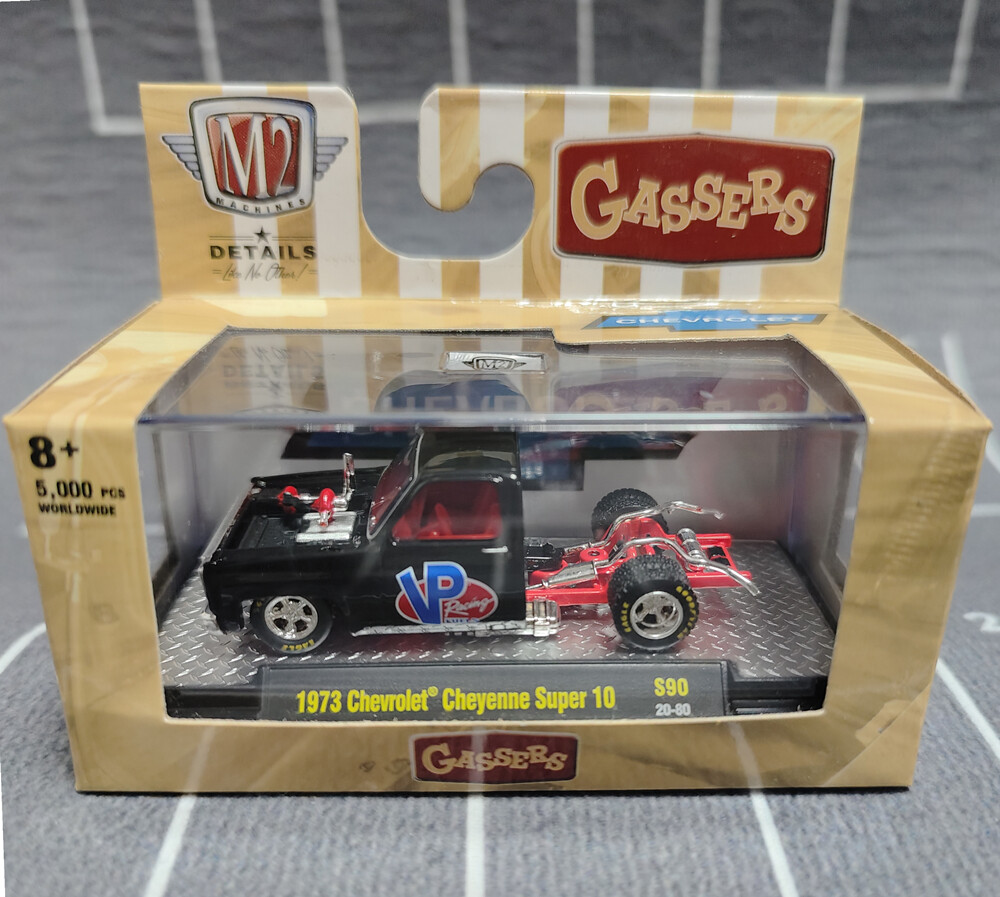 ミニカー M2 MACHINES Chevrolet Cheyenne Super 10 1973 Chevrolet Cheyenne Super 10 Square Body Bedless Truck
