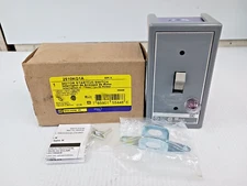 New Square D 10 HP Manual Motor Starting Switch 2 Pole 30 Amp 600 VAC 2510KG1A