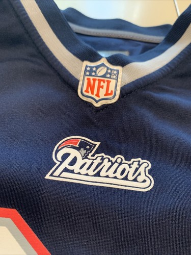 New England Patriots Darrelle Revis #24 Nike On Field Jersey Youth Women’s Med - Picture 4 of 5