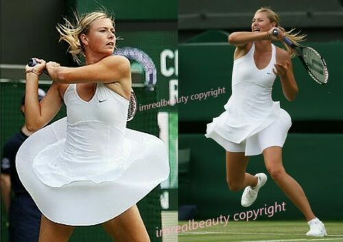 Nwt Nike Sharapova White Tennis Dress w 