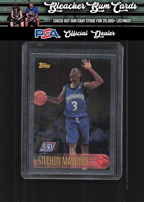 NBA 50topps 96-97#177stephon Margury+1sc