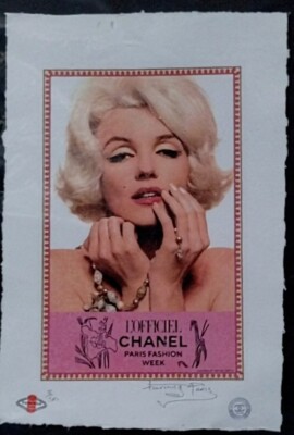 Marilyn Monroe, CHANEL, L'OFFICIEL, Edition 22x15x Signed