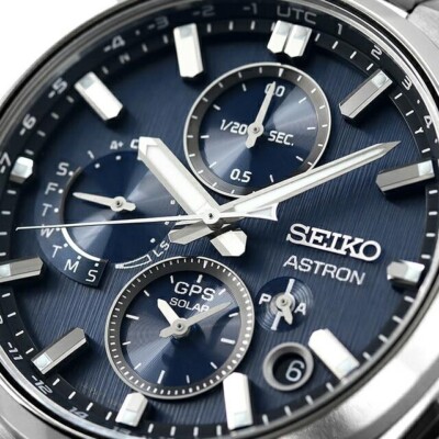 Seiko Astron SBXC161 Nexter GPS Titanium Chronograph Solar Men