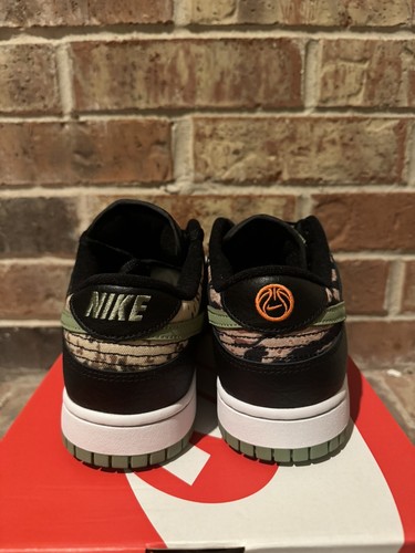 Neu 10 Nike Dunk Low SE Crazy Camo schwarz ölgrün hellbraun braun DH0957-001 Herren - Bild 6 von 11