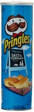 Pringles Potato Crisps, Salt and Vinegar, 165g