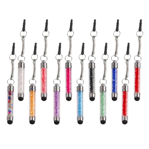 12 Pcs Mobile Phone Pendant Stylus Pens for Phones Touch Screens - Zdjęcie 6 z 12