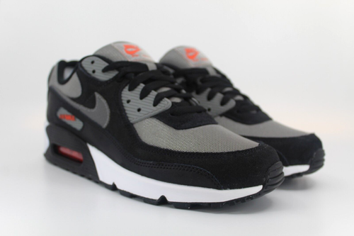 Nike Air Max 90 Negro Plano Peltre Picante Rojo FD0664-001 - Imagen 11 de 22