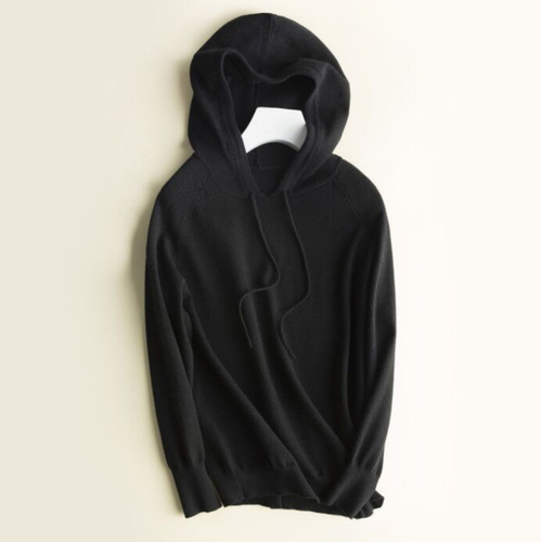 Women Cashmere Blend Pullover Sweater Hoodie Autumn Woolen Casual Tops Knitwear - Picture 6 of 34