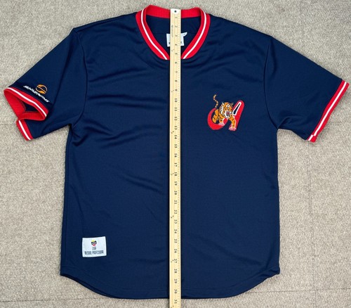 Liga Beisbol Profesional Vtg Venezuelan Maltin Polar Tigers Baseball Jersey L - Picture 6 of 13
