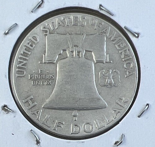 1948 P Philadelphia Mint 90% Silver Franklin Half Dollar - Picture 2 of 3