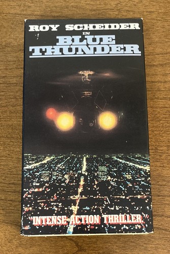 Blue Thunder (VHS Tape, 1989) - Roy Scheider Daniel Stern - Goodtimes Rated R