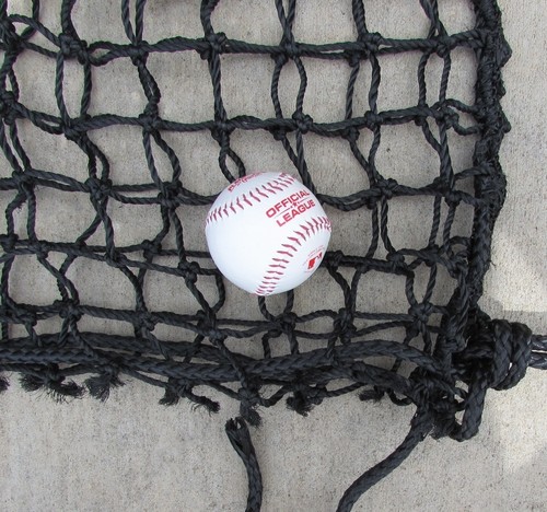 Jones-Sports 6' x 6' L-Screen Residential Baseball Safety Frame & #42 60-Ply Net - Picture 9 of 9