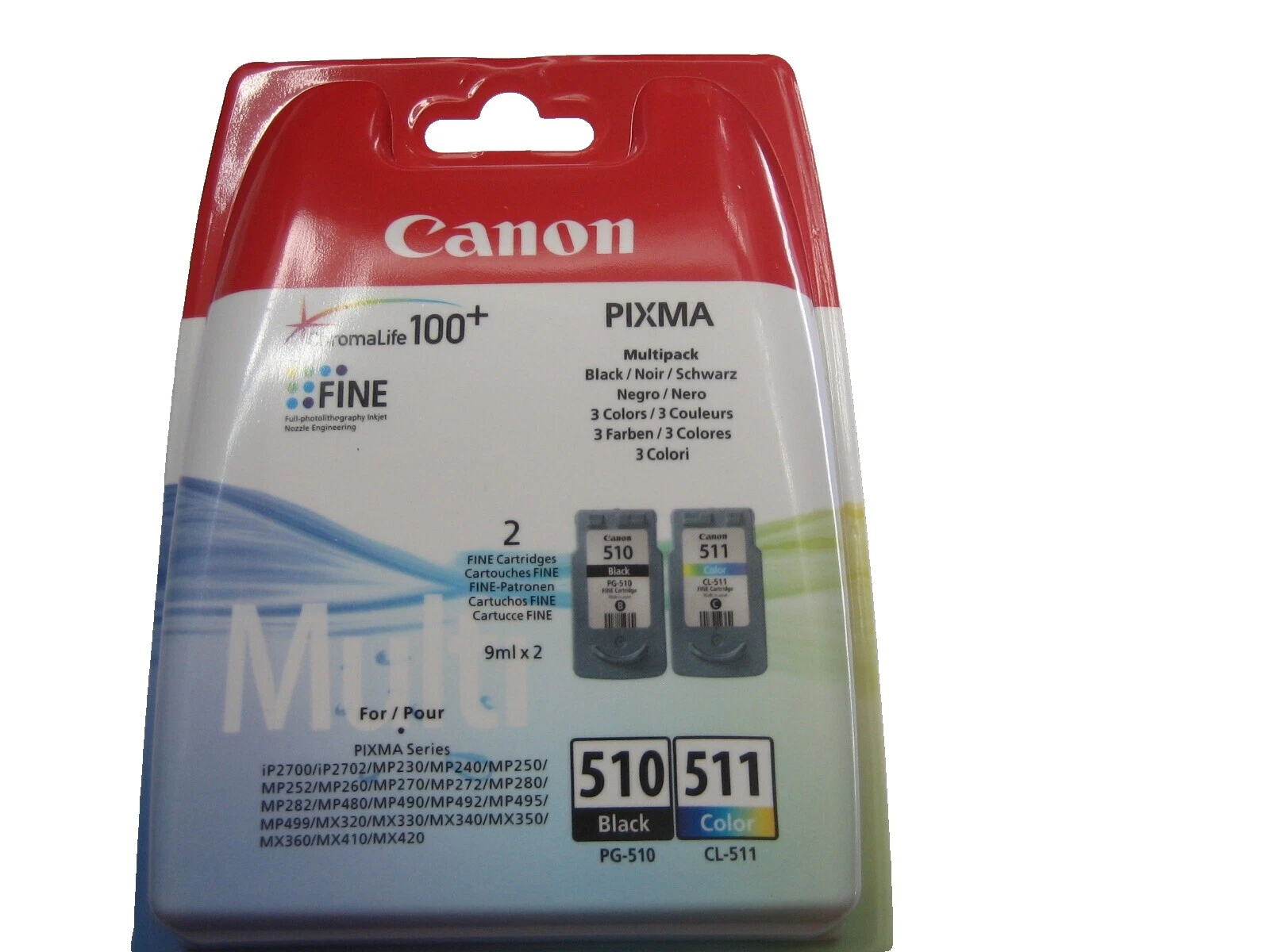 Cartuchos de Tinta de Impresora Canon PG-510