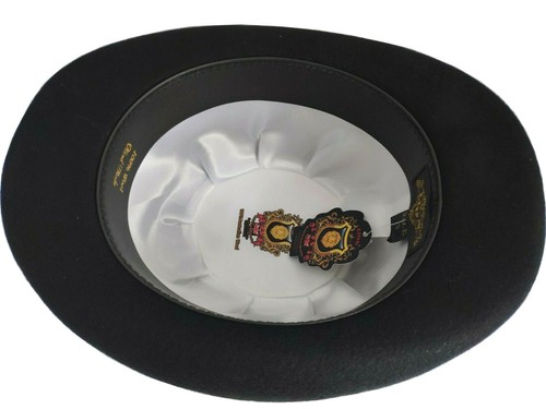 💎Quality Hand Made Mens Bowler Hat With Feather & Satin Lining 100% Wool - Picture 5 of 18