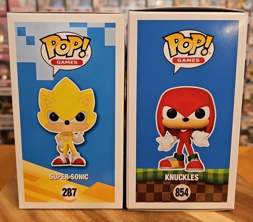 Funko Pop Sonic The Hedgehog: Super Sonic Grail/Knuckles