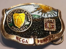 belt buckle Corn-Utilization Project NCGA Funk's G Hybrid by Great American