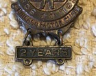 Chicago Motor Club, School Safety Patrol safety award, two years, Pinback — photo 5