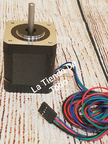 IMPRESORA 3D MOTOR PASO A PASO 4 ENCHUFE DE PLOMO PARA JUGUETES SE ADAPTA A 17HD48002H LEER - Imagen 4 de 11