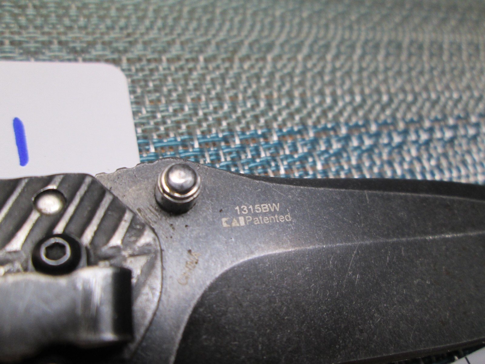 111 Blackwashed Kershaw 1315BW Thrust Speedsafe Assisted FrameLock