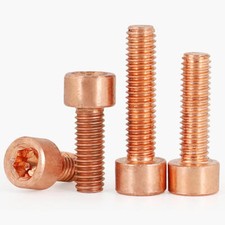 99.9% Pure Copper Cu Allen Bolt Hex Socket Cap Head Screws M3 M4 M5 M6 M8 M10 